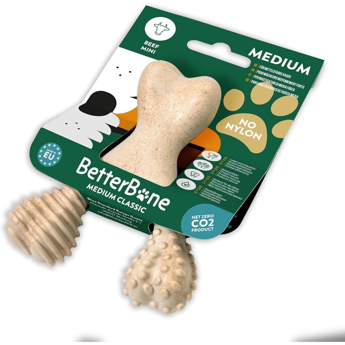Betterbone Dogs Chewing Bones - Mini Medium Beef (zonder nylon, CO2 neutraal in Europa)