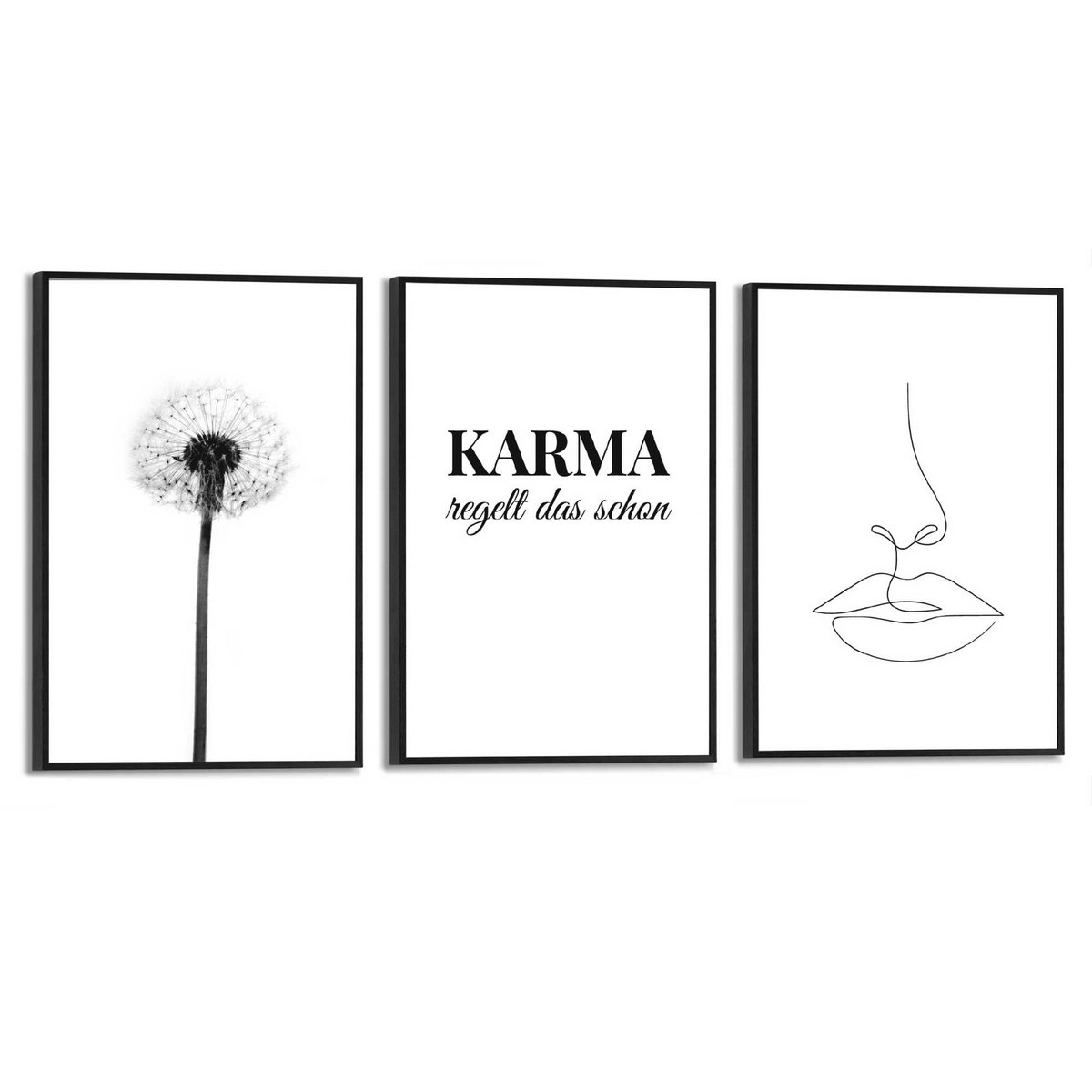 Painting set Slim Frame Modern Art 30x20