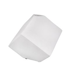 Vase "Cube blanc" H.19,5cm