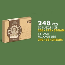 Inspirebox, 3D-Spieluhr, Holzpuzzle Riesenrad, BE011926, 28,8 x 14,5 x 33 cm