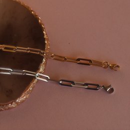Beata - Box Chain Link Armbånd