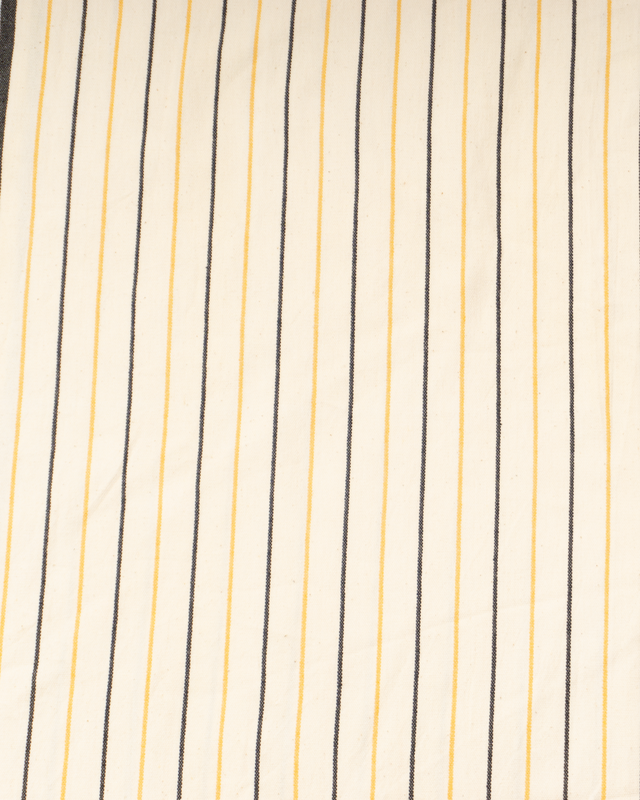 SERENITY Women Hooded Cotton Beach, Pool, Spa & Sauna Poncho, Changing Towel – Stripe Yellow (with Recycled Gift Box)