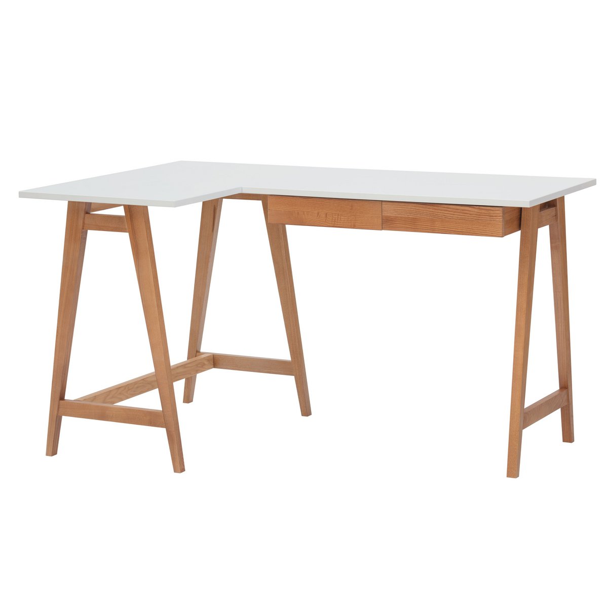 LUKA L-Shaped Desk Left/Right Handed 135x85cm