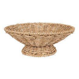Pruna Serving Tray - Natural, Seagrass, Ø30x11cm