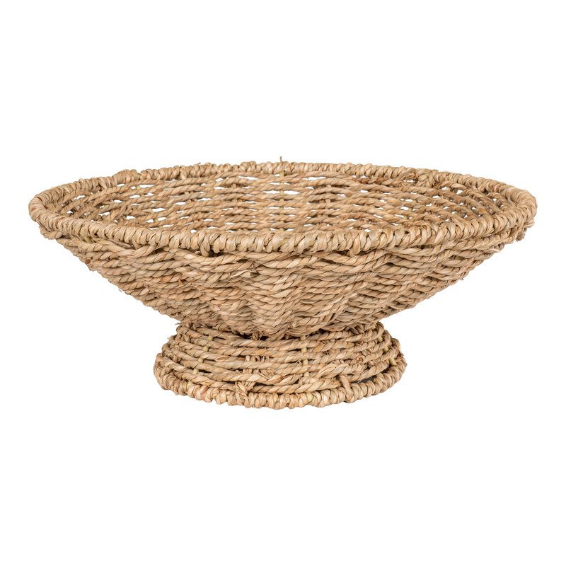 Pruna Serving Tray - Natural, Seagrass, Ø30x11cm