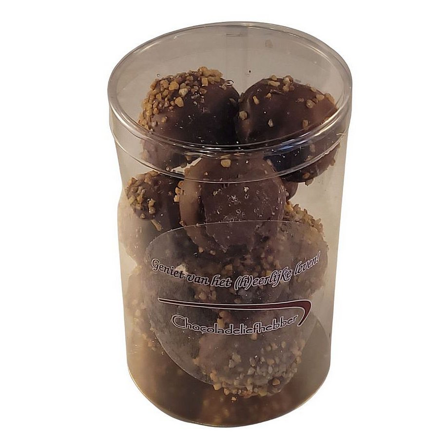Hasselnøddepraline Trøfler, mælk 220 gram