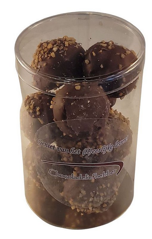 Hasselnøddepraline Trøfler, mælk 220 gram