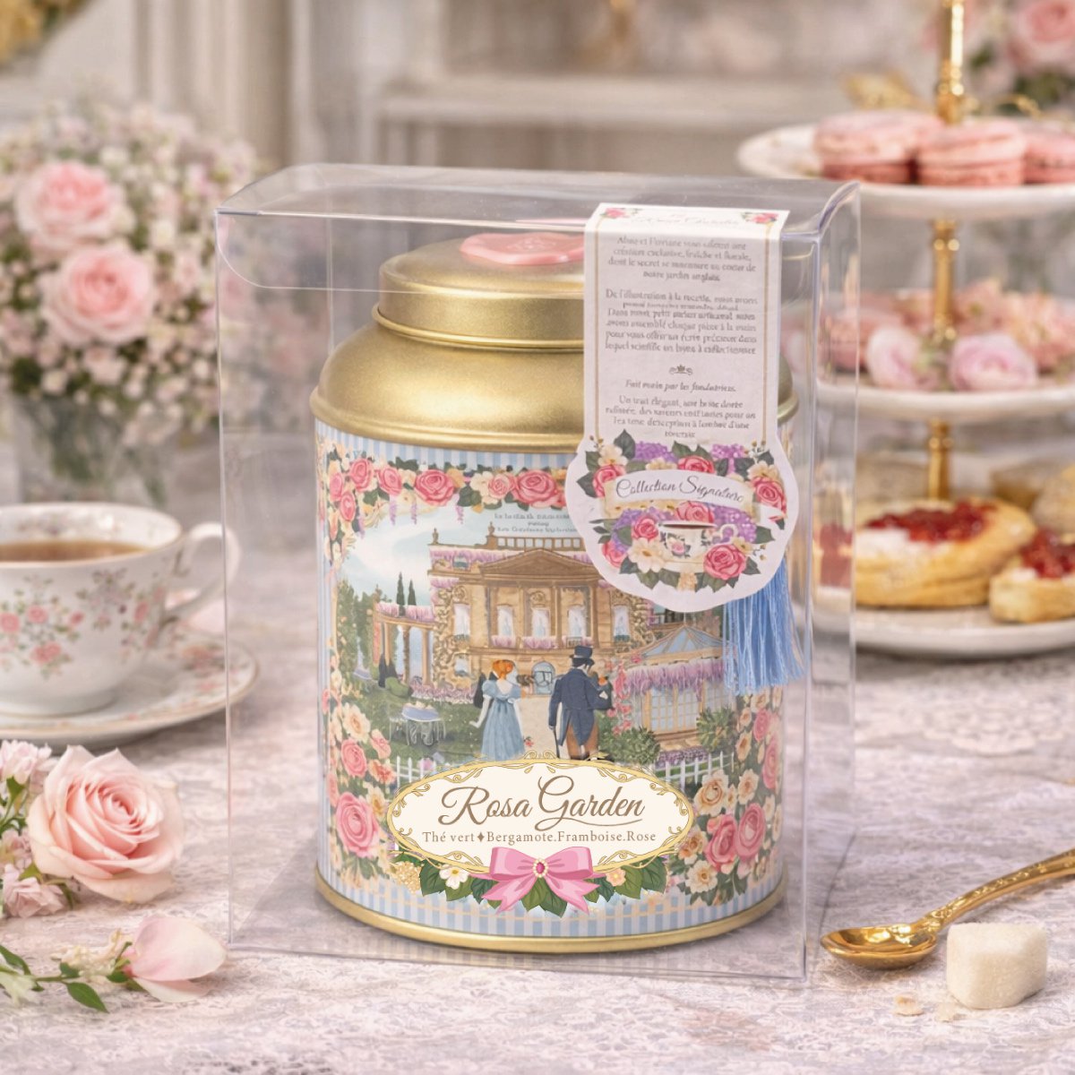 Editionskollektion – Thé vert Rosa garden – Bridgerton