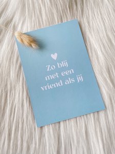 Vriend als jij