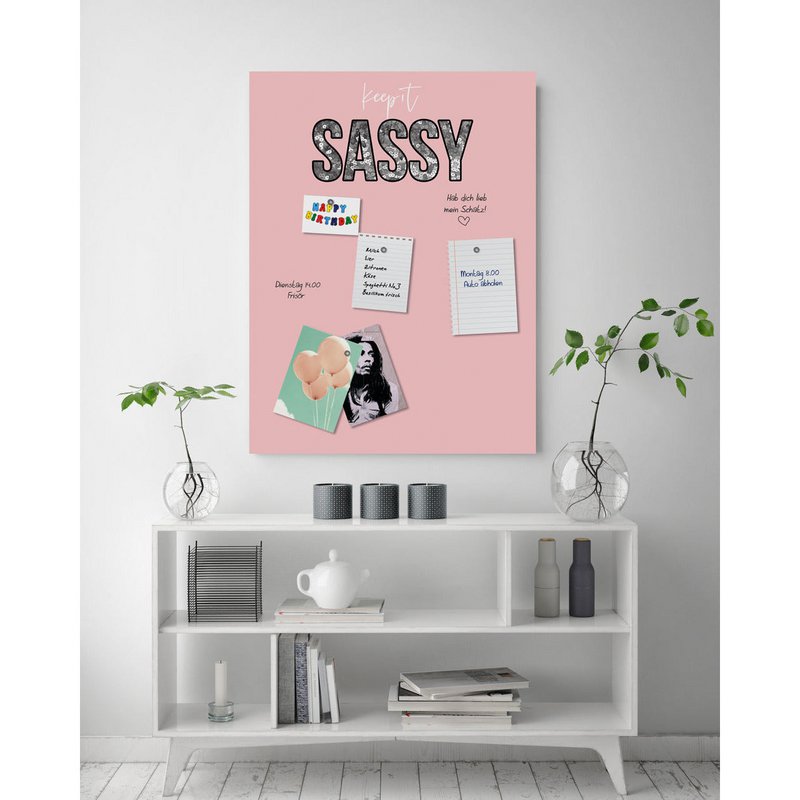 Magnetisches Markerboard - Keep it sassy