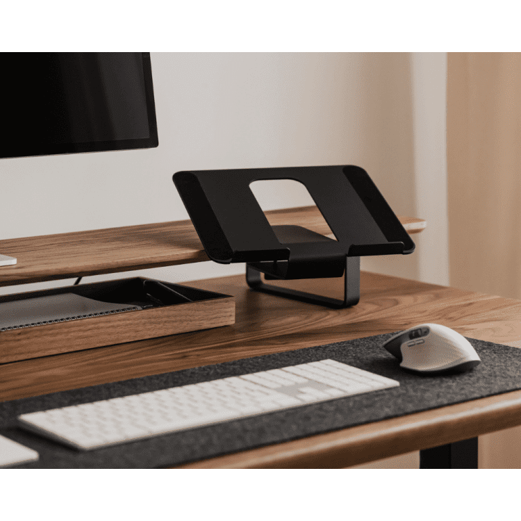 Support pour ordinateur portable pour étagère de bureau