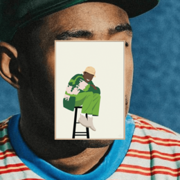 Poster "Tyler the Creator Smile" - A4 & 30x40cm - Art print