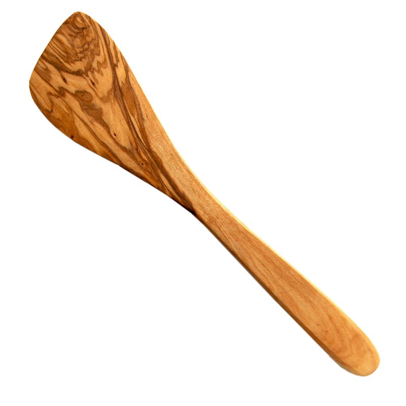 Spatel 30 cm uden huller af oliventræ