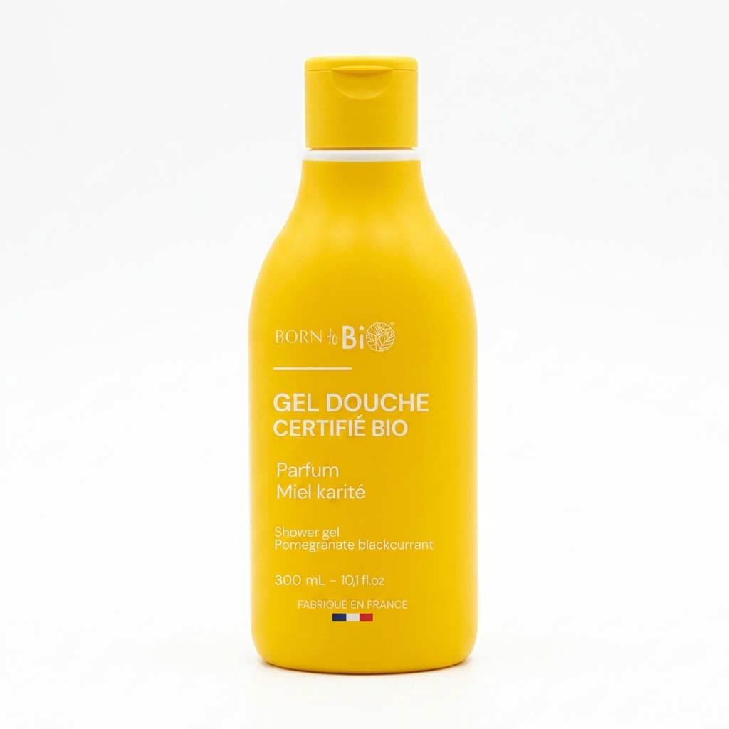 Organic Shea Honey Shower Gel Cosmos Organic - Born to Bio 300mL