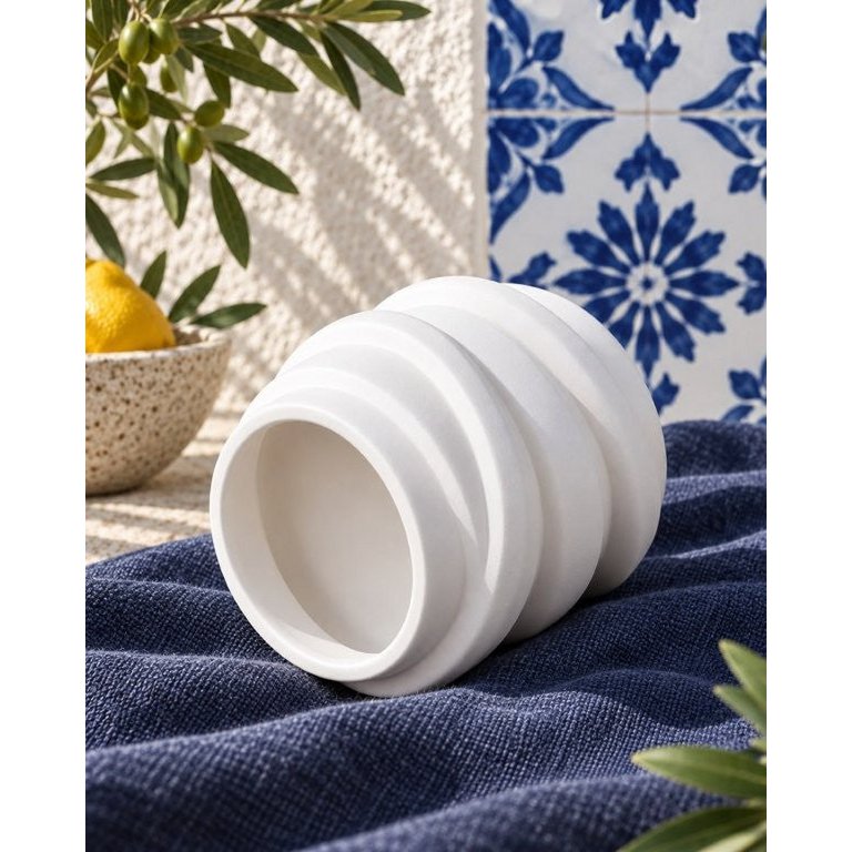 Nur LAVURI TWISTER CUP – Handgefertigter Keramikgefäßbecher für Deko-DIY-Kerze Candledust