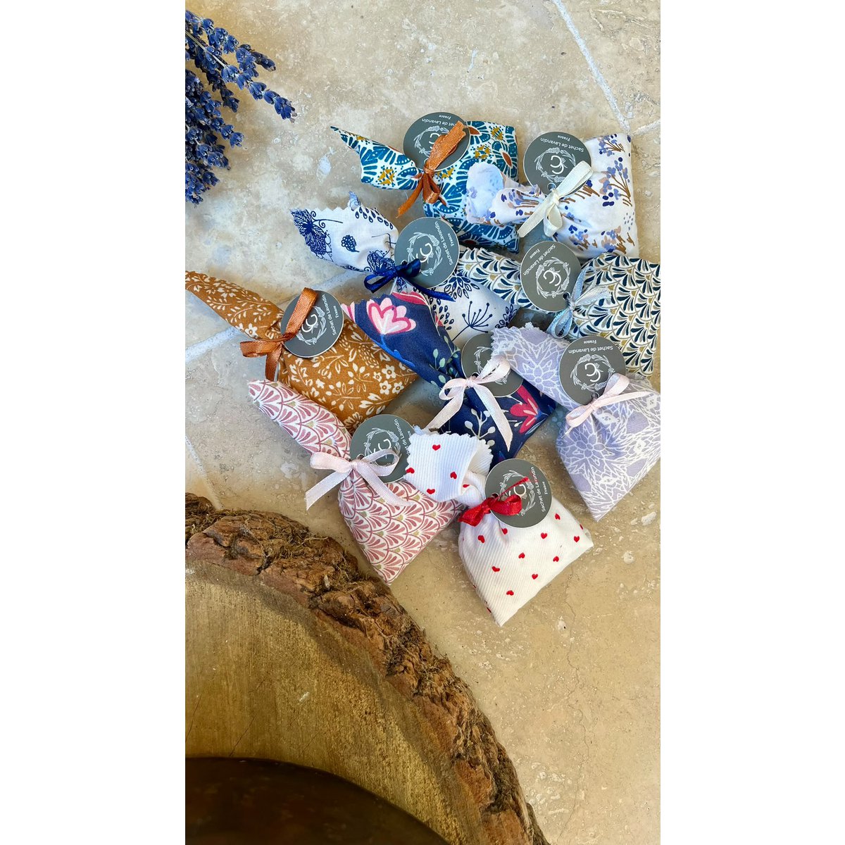 Bolsa de tela Lavandin – Fabricación artesanal y manual