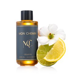 Mon Chemin® Luxus-Badeöl | Celeste | Frisch und würzig | Argan, Kamelie und Baobab