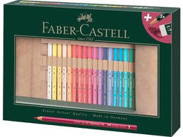 Rollkoffer FC Polychromos Bleistifte 34-tlg., 3x Graphitstifte 9000, 30 Polychromos