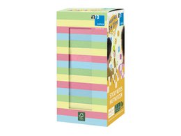 Info Notes 75x75mm 400 vel voordeelpak 3+1 gratis 100x pastel groen 100x pastel