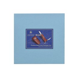 Couteau Pliant de Marin - Coffret cadeau - Couteau Multifonctions - Livré avec un étui en cuir
