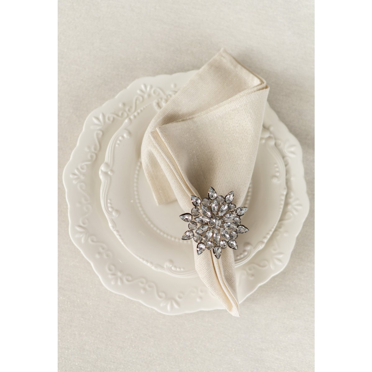 Festive napkin | Liso Crudo Oro