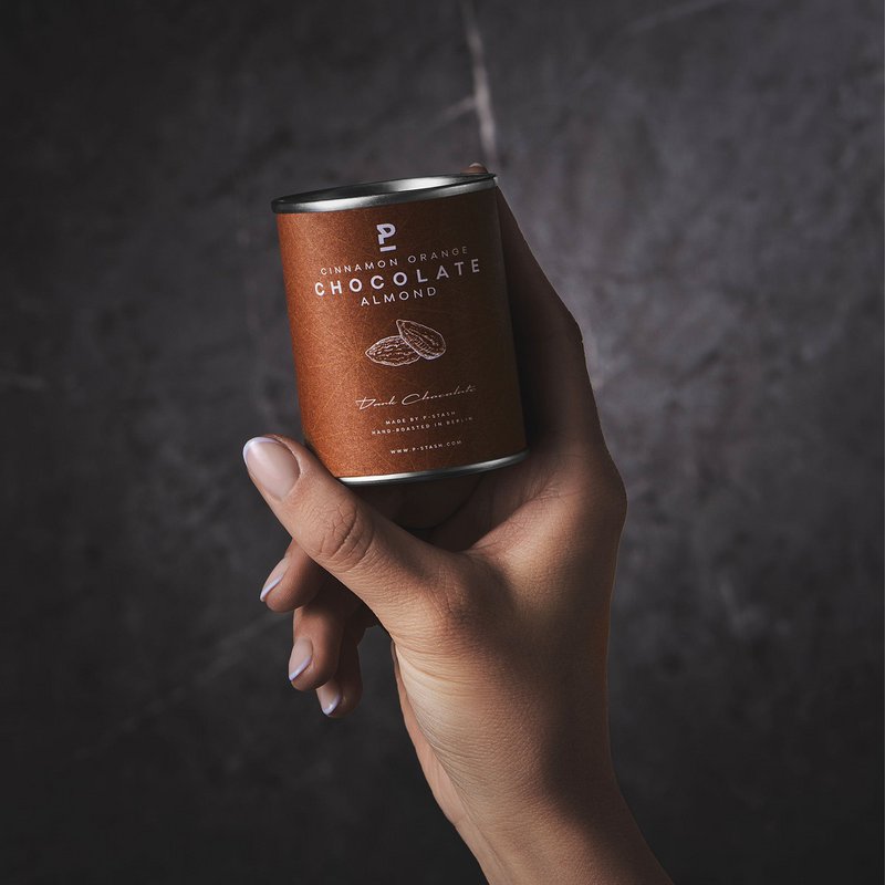 12x Almond - Dark Chocolate with Cinnamon & Orange - Mini 60g