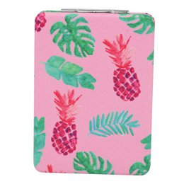 WS Rectangle Mirror Pineapple Palm