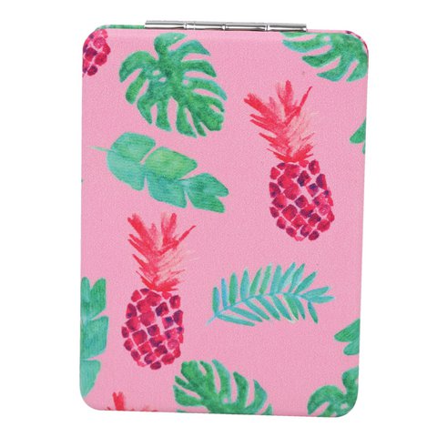WS Rectangle Mirror Pineapple Palm