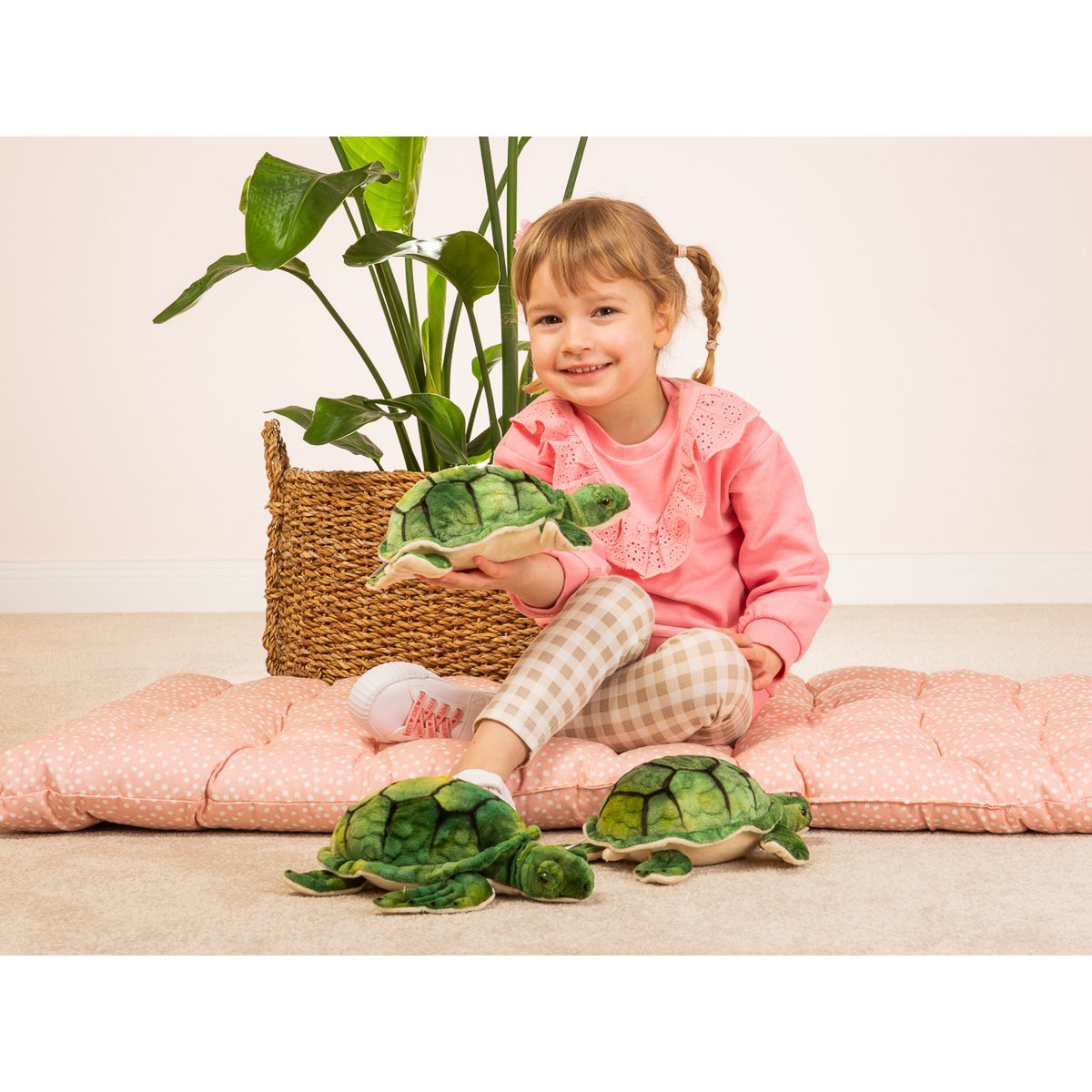 Water turtle 23 cm - plush toy - stuffed animal