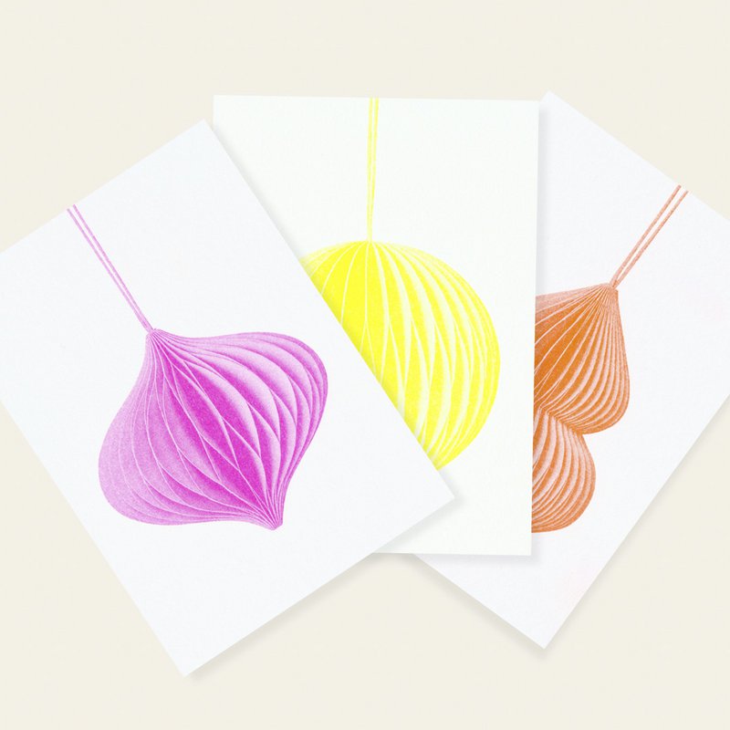 Risography Postcard - Jewelry Yellow - Din A6