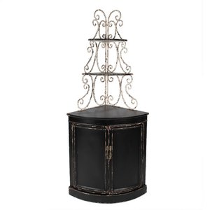 Wandschrank Schwarz 78x55x181 cm