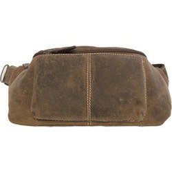 Hofte taske damer eller hofte taske mænd cognac farverig læder fanny pack