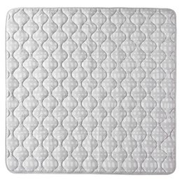 Tapis de jeu matelassé mat Hakuna – Hygge, gris (1,27 x 1,27 m)
