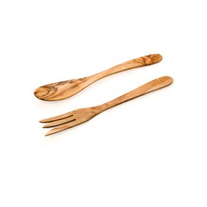 Olive wood Parisian salad server M 30cm