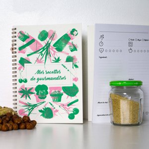Receptenboek met lekkernijen