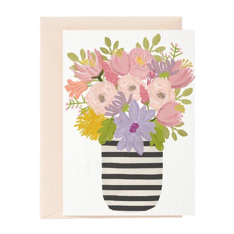 Blumen-Grußkarte
