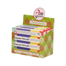 Oriculi in bioplastic - Mix of 4 colors (purple, green, red, yellow)