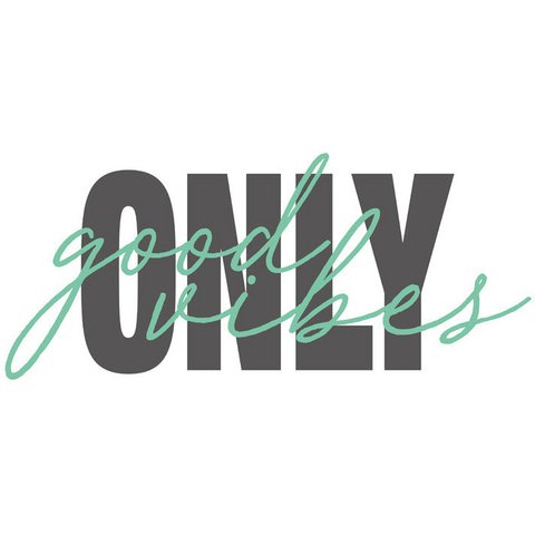 Magnetic marker board - Good Vibes only