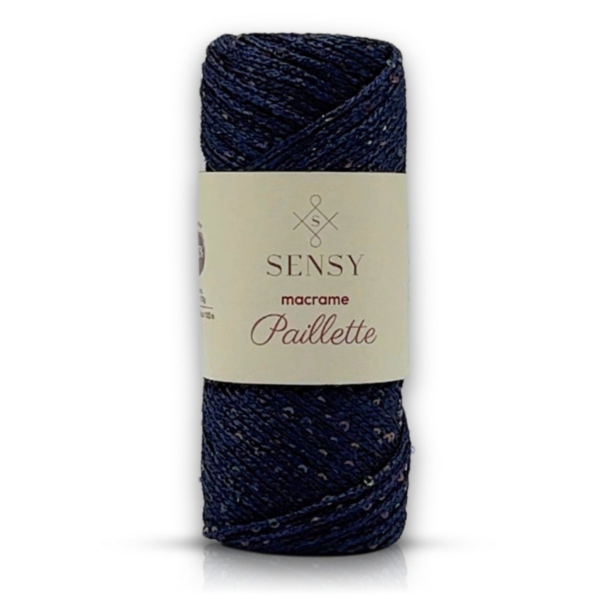 Sensy Paillette Macrame Cord - 109 Yards 100% polyester