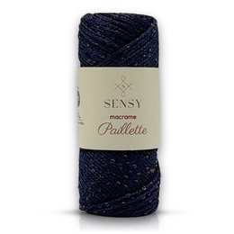 Sensy Paillette Macrame Cord - 109 Yards 100% polyester