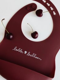Bavaglino in silicone - Rosso Merlot