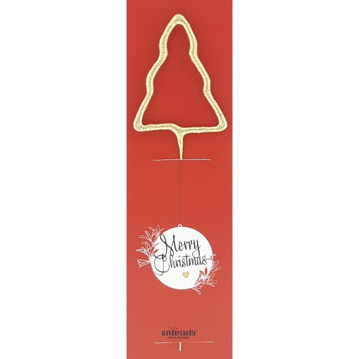 Baum gold Merry Christmas Santa Clause Edition Wondercandle® classic