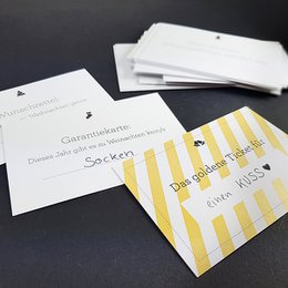 Calendario dell'Avvento nero/bianco