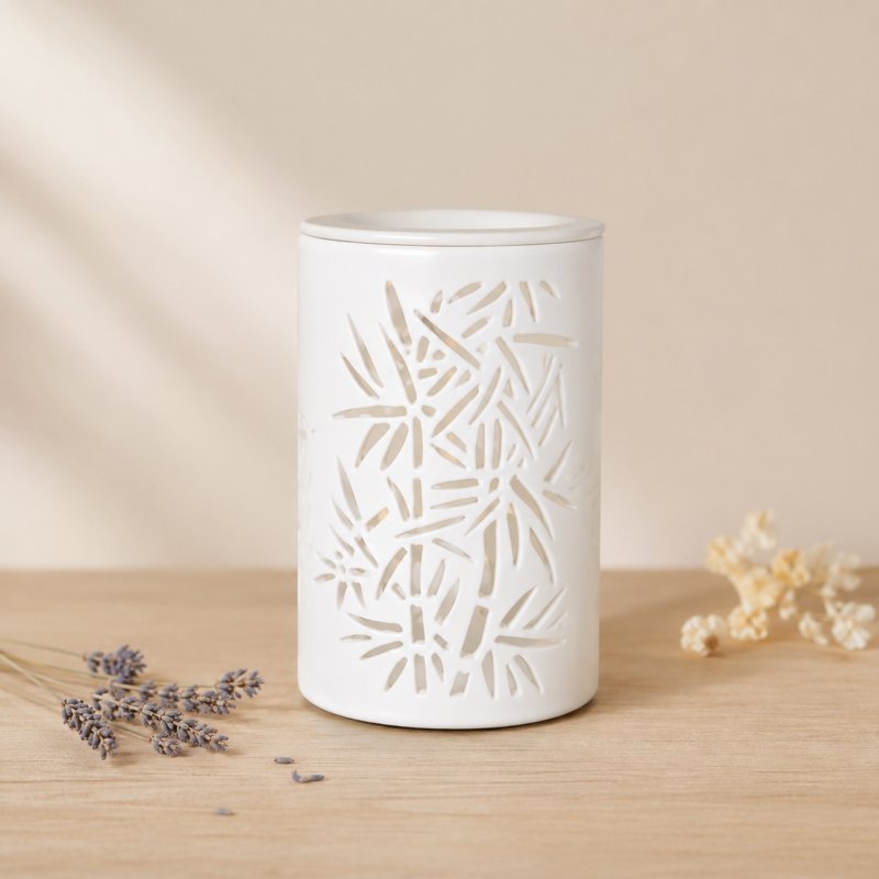 Soft Heat Diffuser – Calorya n°5 – Scented Waxes, Scents and Essential Oils – in Openwork Ceramic – Gift and Decoration Idea