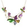 Enamel Butterfly Neckalce