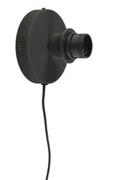 Wandlamp Bali 44cm zw./nat., S