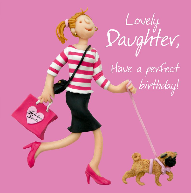 Biglietto di auguri per la figlia adorabile