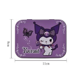 Kuromi - Caja Metálica de Vendas con Purpurina (24 Vendas)