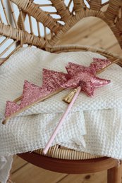 “Pink Sequins” Crown and Wand Magic Set