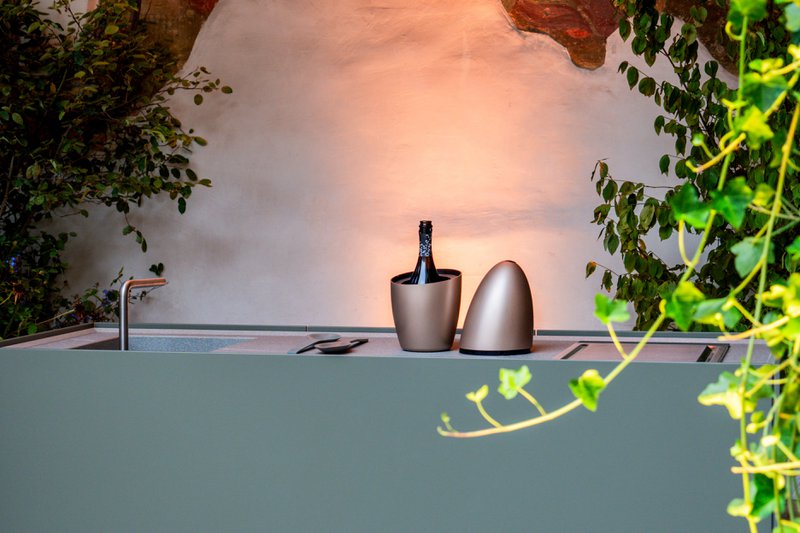 WEGG METAL - Vin- og Champagnekøler med Gel Bags Kit